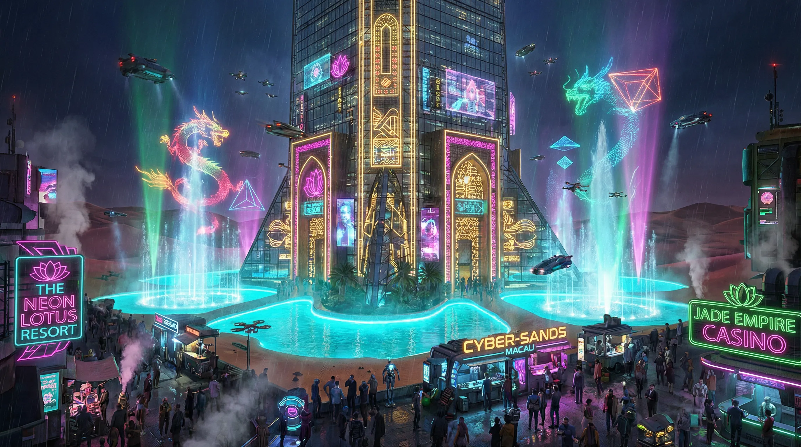 澳门新葡京金沙娱乐城赛博朋克沙漠奇迹